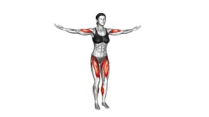 Stepjack Inner Biceps Curl (female) - Video Exercise Guide & Tips