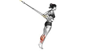 Suspender Calf Raise (female) - Video Exercise Guide & Tips