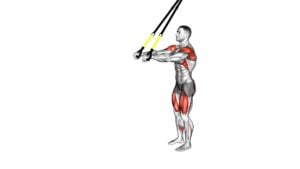 Suspender Forward Lunge With Rear Fly (Male) - Video Exercise Guide & Tips