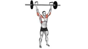 Trap Bar Overhead Press (male) - Video Exercise Guide & Tips