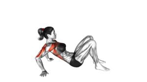 Triceps Dip Floor (female) - Video Exercise Guide & Tips