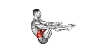 V Sit Toe Tap - Video Exercise Guide & Tips