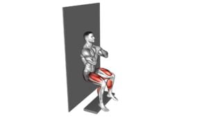 Wall Sit From Deficit (Male) - Video Exercise Guide & Tips