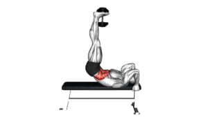 Weighted Dumbbell Lying Flat Hip Raise (male) - Video Exercise Guide & Tips