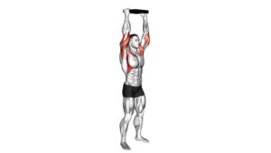 Weighted Plate Standing Overhead Press - Video Exercise Guide & Tips