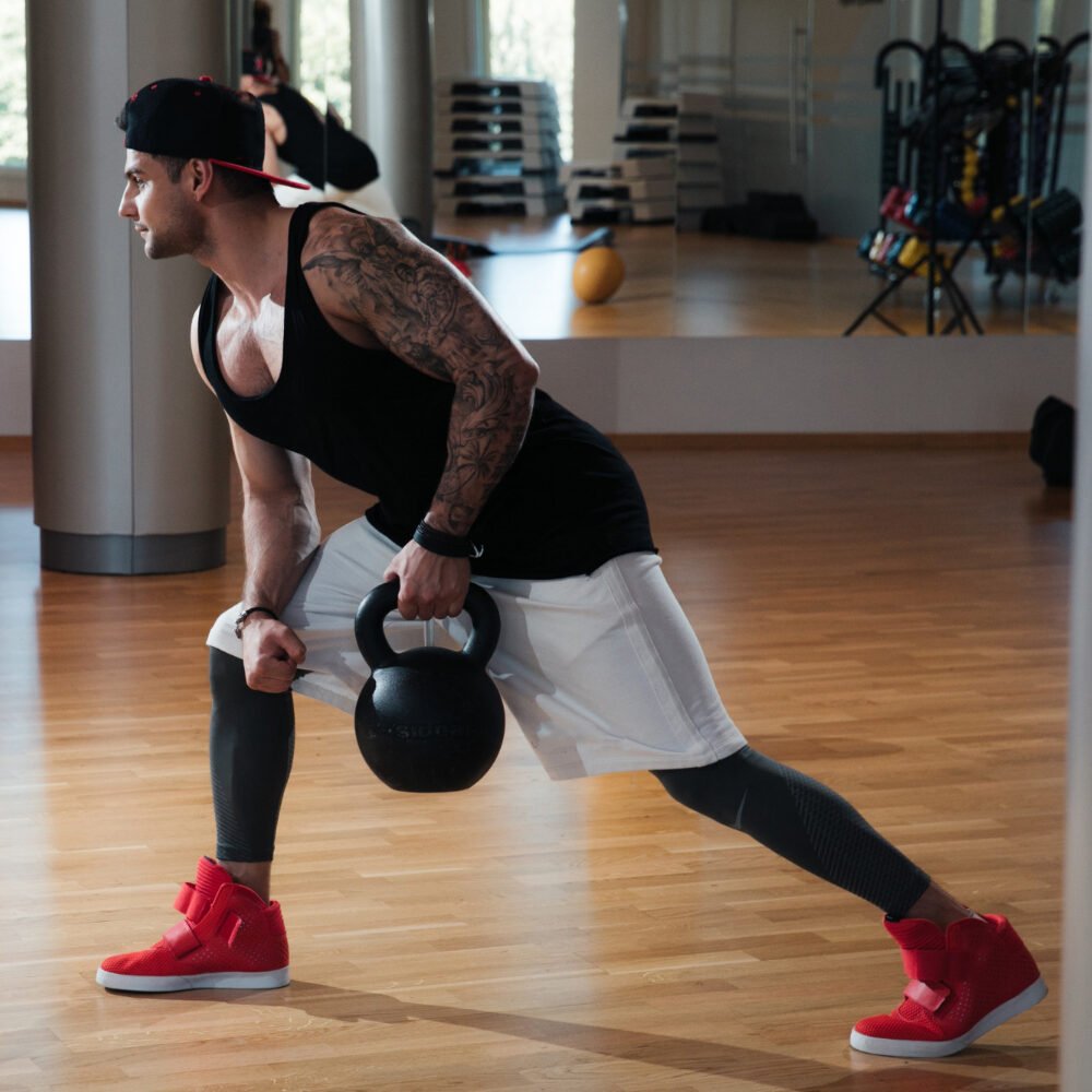 Man Sportswear Is Training Gym
