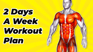 Efficient Workout Plan 2-Days A Week (Full Body Split Routine For Beginners)