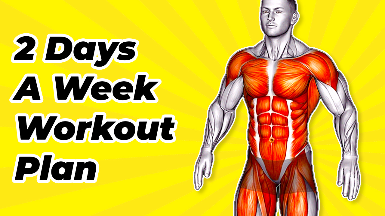 Efficient Workout Plan 2-Days A Week (Full Body Split Routine For Beginners)
